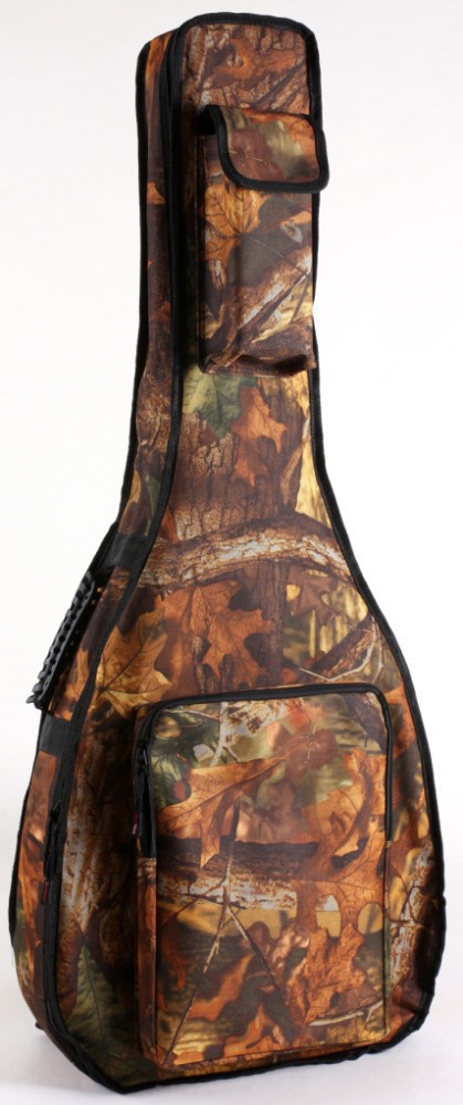 新しい41" ファッション迷彩木の森パッド入りのストラップダブルステッチソフトギターギグバッグキャリングケースギターバッグ-ギター部品、付属品問屋・仕入れ・卸・卸売り