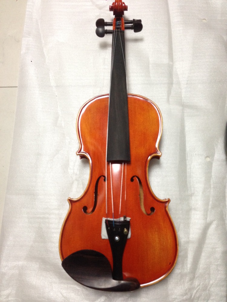 学生バイオリン黒檀パーツ、無垢材バイオリンでナチュラル炎、4/4バイオリン-バイオリン問屋・仕入れ・卸・卸売り