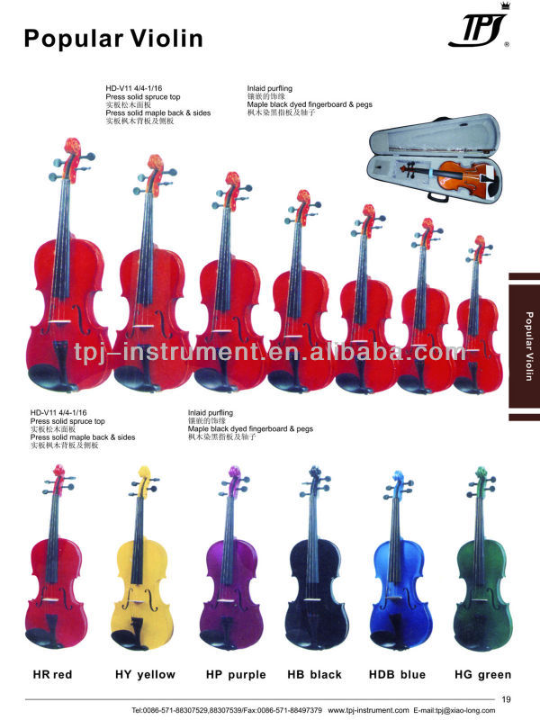 人気のバイオリンhd-v114/4- 1/16-バイオリン問屋・仕入れ・卸・卸売り