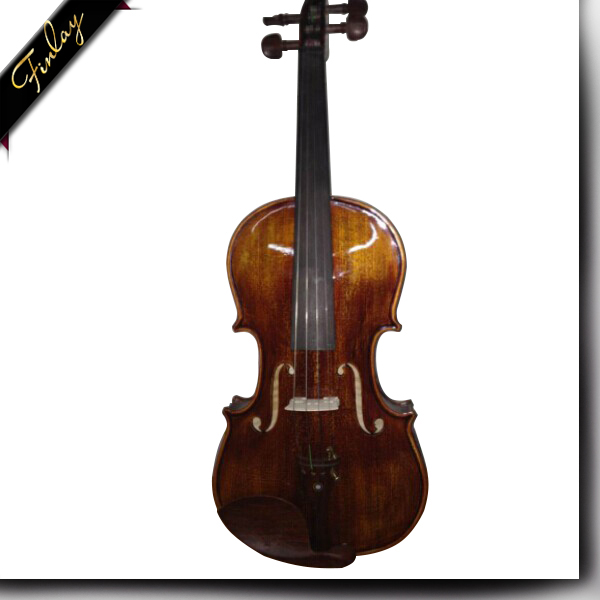 ソリッドスプルースケース付きと弓吹奏楽炎メイプルバイオリンの音楽楽器-バイオリン問屋・仕入れ・卸・卸売り