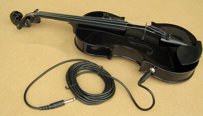 工場直接2016新しい電気バイオリン4/4黒バイオリンハンドクラフトバイオリン楽器でバイオリンロジンケース-バイオリン問屋・仕入れ・卸・卸売り