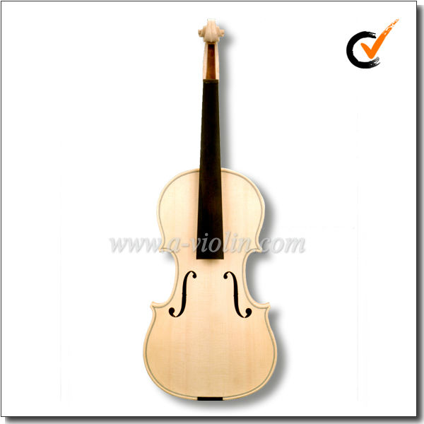 白でヴァイオリン、 未完成のありのままの白のバイオリン( v30w)-バイオリン問屋・仕入れ・卸・卸売り
