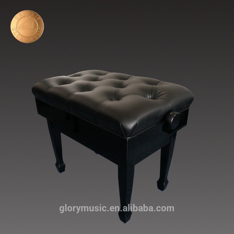 現代HS-014BPブラックアジャスタブルピアノベンチ椅子ため直立ピアノとグランドピアノ-その他楽器、付属品問屋・仕入れ・卸・卸売り