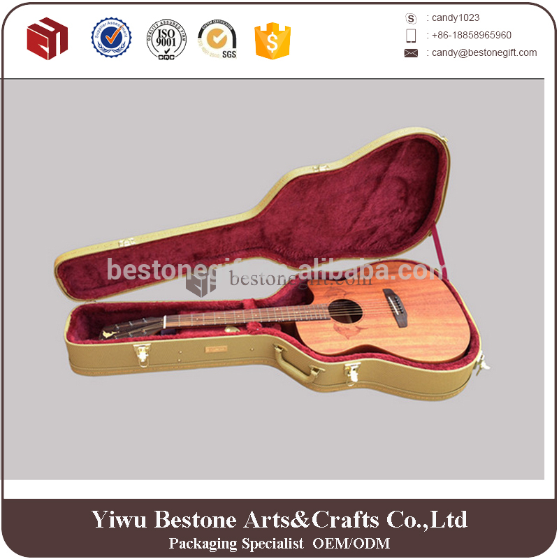 工場カスタマイズされた着色された革ギターケース、ハードギターケース用トップ販売-バッグ、ケース問屋・仕入れ・卸・卸売り