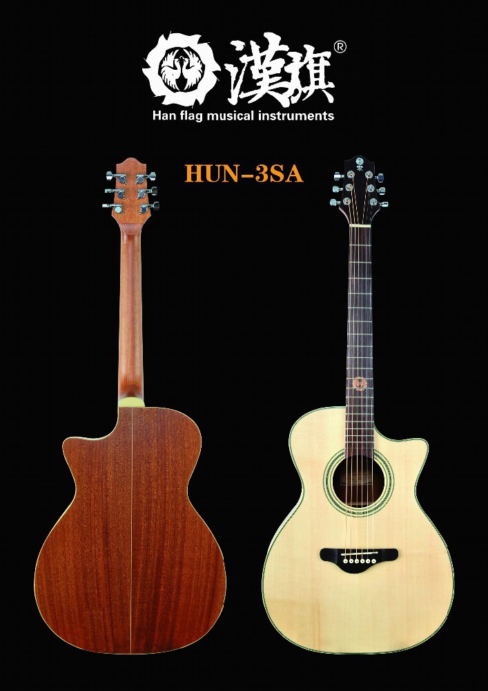 カッタウェイアコースティックギターhun3sa-ギター問屋・仕入れ・卸・卸売り