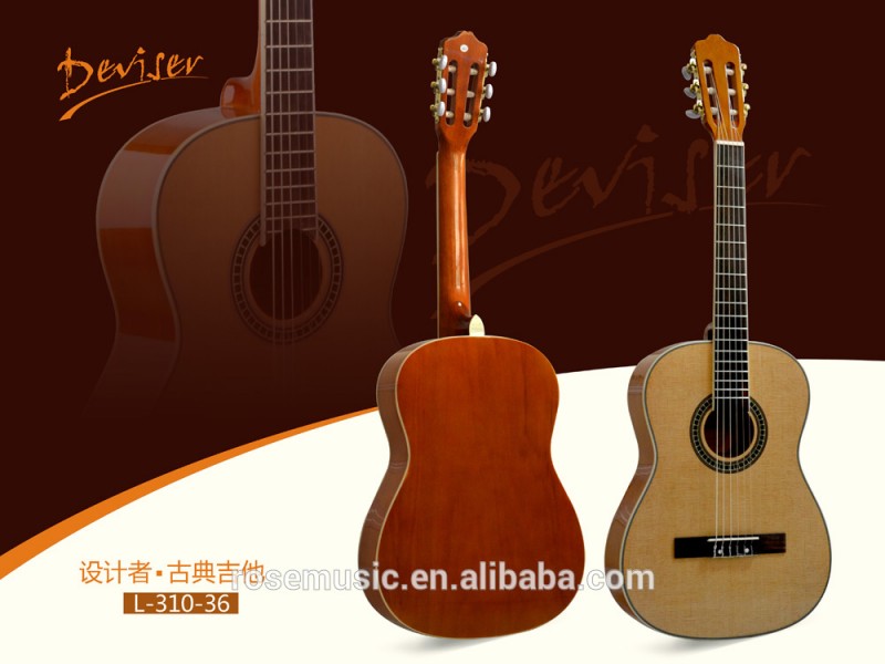 高品質クラシックギター36インチ製中国ギター工場(L-310-36)-ギター問屋・仕入れ・卸・卸売り