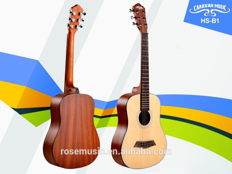 34インチ旅行アコースティックギタースプルース+サペリの高品質製中国ギター工場( HS-B2)-ギター問屋・仕入れ・卸・卸売り
