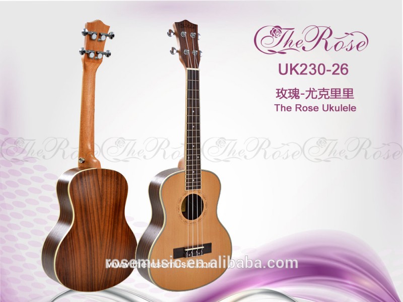 中国安価なウクレレ26インチウクレレ卸売ローズウッド( uk230- 26)-ギター問屋・仕入れ・卸・卸売り
