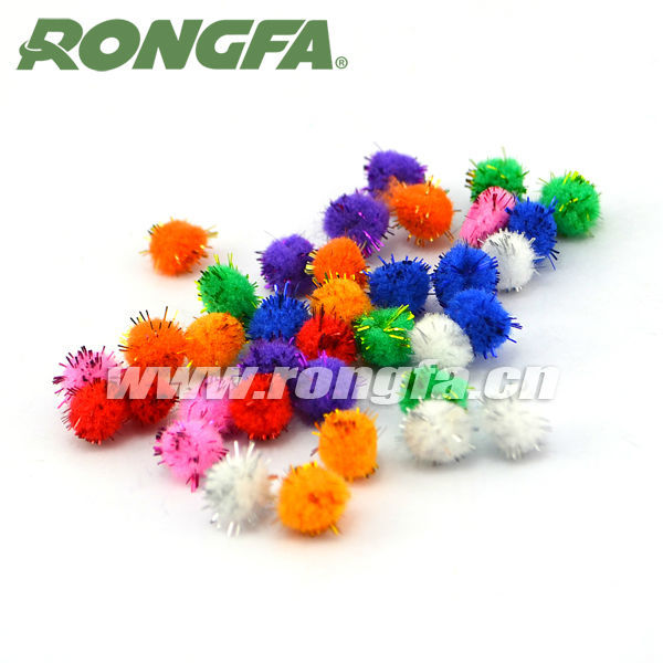 8mmdarice1/4『 ティンセルpompomsカラフルな工芸品、 グリッターpompoms-ポンポン問屋・仕入れ・卸・卸売り