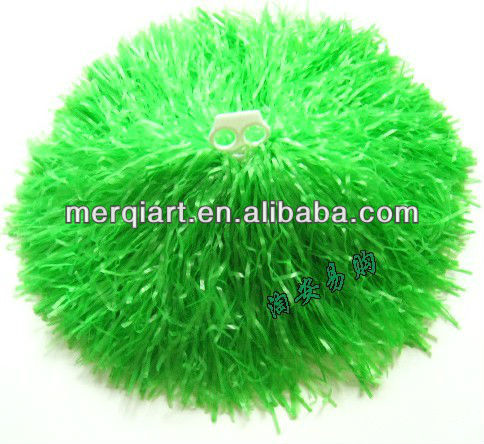 新しく最も安く熱い販売の光沢がある緑の喝采のpomのpoms-ポンポン問屋・仕入れ・卸・卸売り
