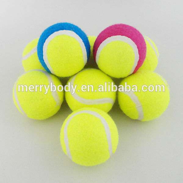 テニスボールカスタムロゴ、 新しい到着の2014年安く高品質のアンチストレスかわいい色付きのテニスボール-テニスボール問屋・仕入れ・卸・卸売り