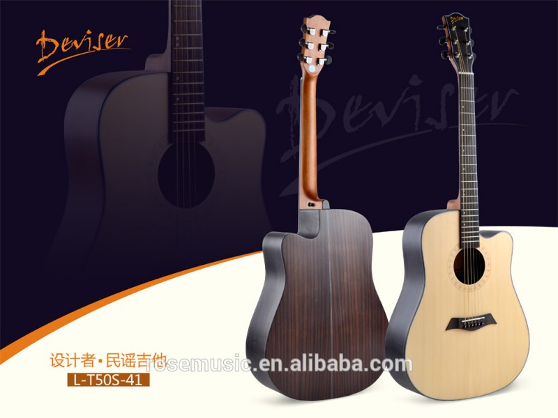 41 "高品質アコースティックギターで行われた中国ギター工場(L-T50S-41)-ギター問屋・仕入れ・卸・卸売り
