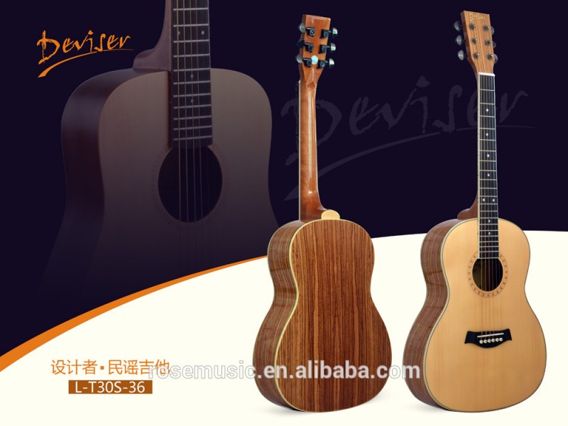 36インチ卸売価格高品質アコースティックギターで行われた中国ギター工場(L-T30S-36)-ギター問屋・仕入れ・卸・卸売り