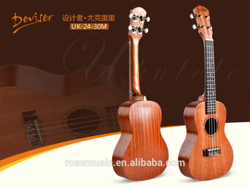 フルサペリ高品質コンサートウクレレから中国ギター工場(UK24-30M)-ギター問屋・仕入れ・卸・卸売り