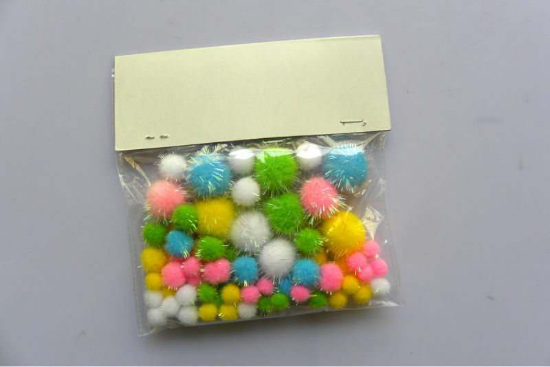 acylic2014年熱い販売のポリエステルポリプロピレンpompomsさまざまなサイズの学校のためのdiy手芸-ポンポン問屋・仕入れ・卸・卸売り