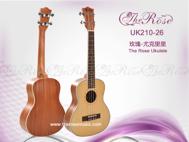 中国安価な26インチの良い質安い卸売木製ウクレレ( uk210- 26)-ギター問屋・仕入れ・卸・卸売り