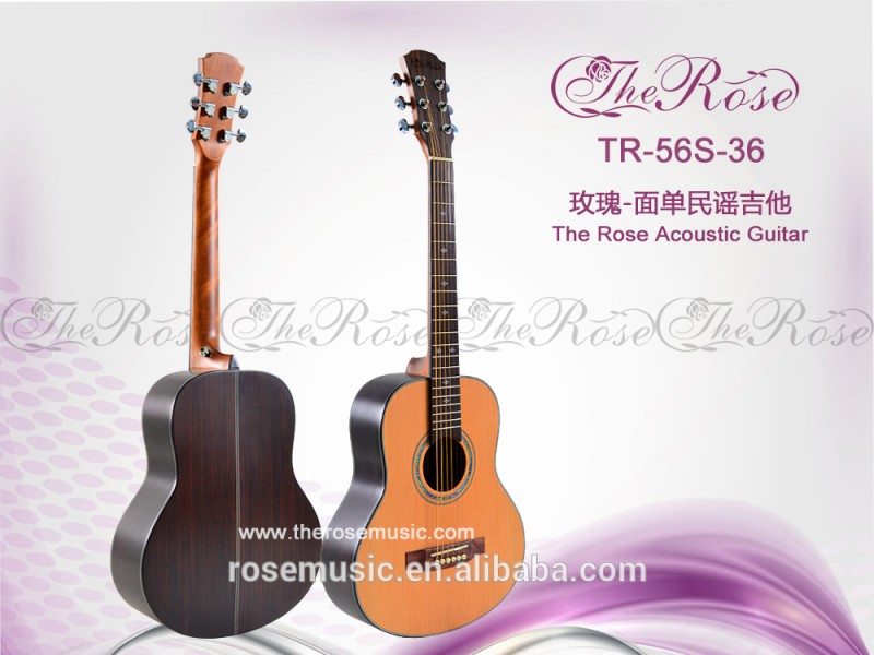 36インチ固体杉+ローズウッドハイエンドaousticギター( TR-56S-36)-ギター問屋・仕入れ・卸・卸売り