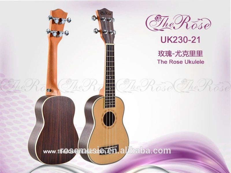 21 "手ごろ価格スプルース+ rosewoodukulele (TR-UK230-21)-ギター問屋・仕入れ・卸・卸売り