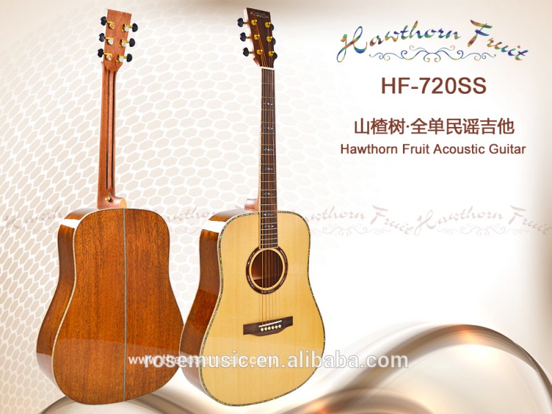 41インチすべて固体ハイエンド手作りoem aousticギター( HF-720SS-41)-ギター問屋・仕入れ・卸・卸売り