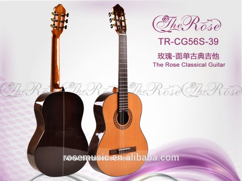 中国ギター工場39インチ固体杉古典ギター( TR-CG56S-39)-ギター問屋・仕入れ・卸・卸売り