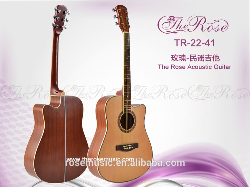 41 "スプルース+サペリハイエンドアコースティックギター( TR-22-41)-ギター問屋・仕入れ・卸・卸売り