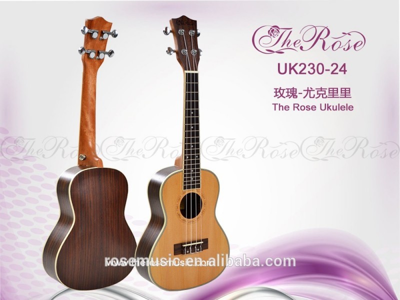 24 "スプルース+ローズウッドウクレレの高品質( UK230-24)-ギター問屋・仕入れ・卸・卸売り