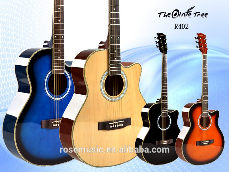 40インチのoem熱い販売アコースティックギター中国ギター工場( r402)-ギター問屋・仕入れ・卸・卸売り