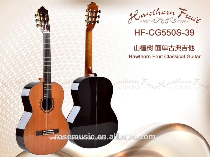 39インチ高品質固体杉クラシックギター( TR-CG550S-39)-ギター問屋・仕入れ・卸・卸売り
