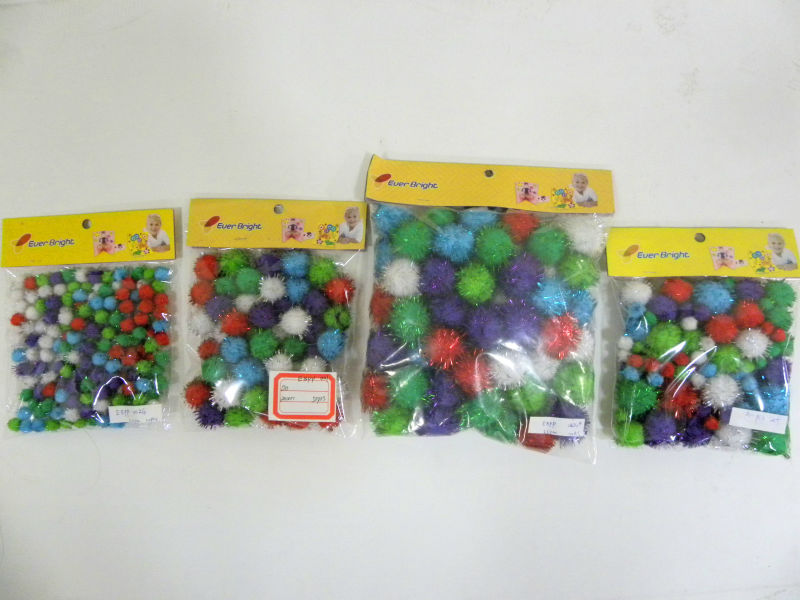 ポリエステルカラフルなアクリルpompoms-ポンポン問屋・仕入れ・卸・卸売り
