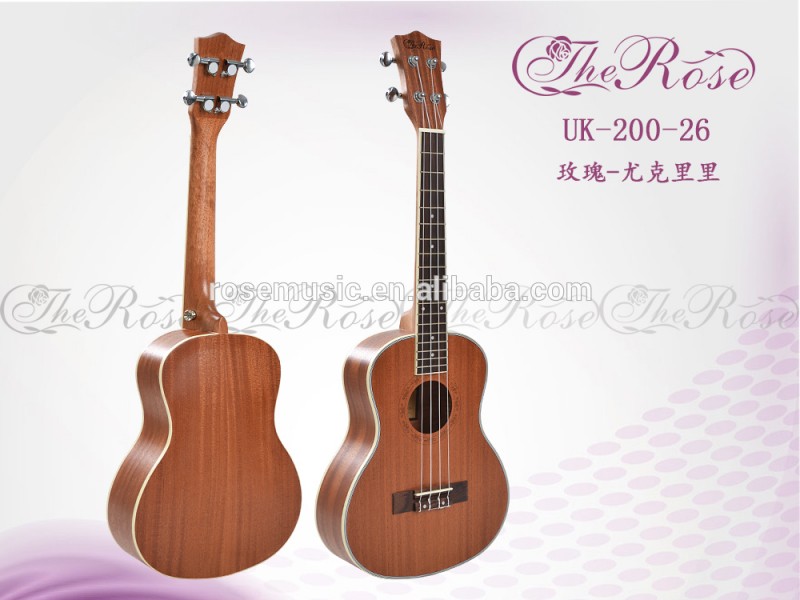 26インチフルサペリウクレレの高品質( UK200-26)-ギター問屋・仕入れ・卸・卸売り