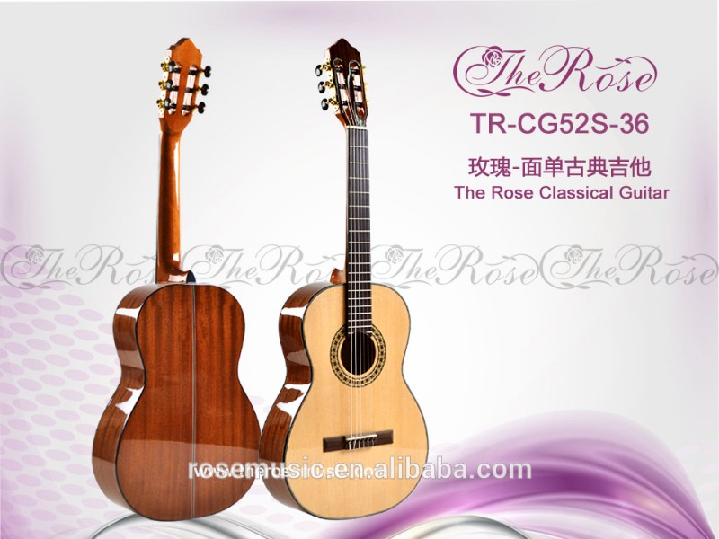 36インチのoem高品質クラシックソリッドスプルースギターから中国メーカー( TR-CG52S-36)-ギター問屋・仕入れ・卸・卸売り