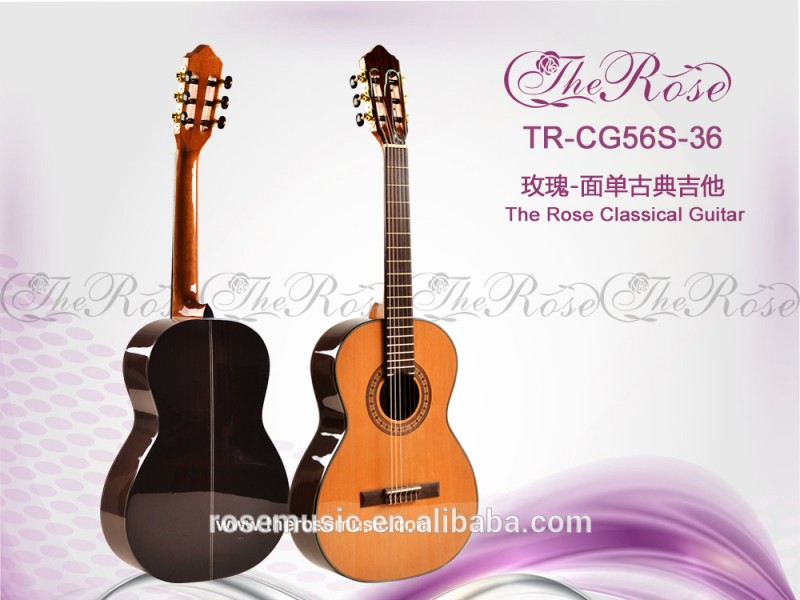 36インチ固体杉クラシックギターから中国メーカー( TR-CG56S-36)-ギター問屋・仕入れ・卸・卸売り