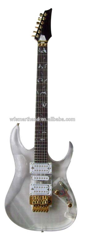 アクリルボディと熱い販売の2015rosewooodエレキギターフィンガーボード-ギター問屋・仕入れ・卸・卸売り