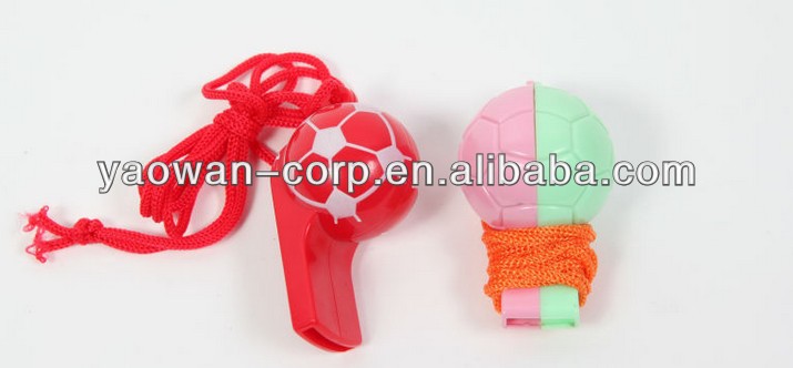 プラスチックフットボール笛-ホイッスル問屋・仕入れ・卸・卸売り