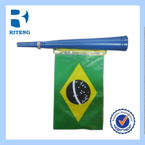 環境にやさしいワードカップ2014年ブラジルサッカーファンの国旗を持つエアホーン-チアホーン問屋・仕入れ・卸・卸売り