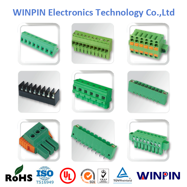 フェニックスコンタクト付き端子台緑3.5mm7.62mmピッチ3.81ミリメートルpcb用-ターミナルブロック問屋・仕入れ・卸・卸売り