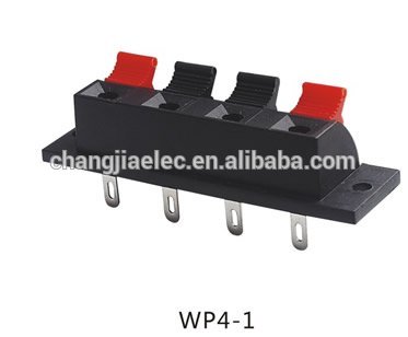 4pプッシュ式スピーカーターミナルボード-ターミナルブロック問屋・仕入れ・卸・卸売り