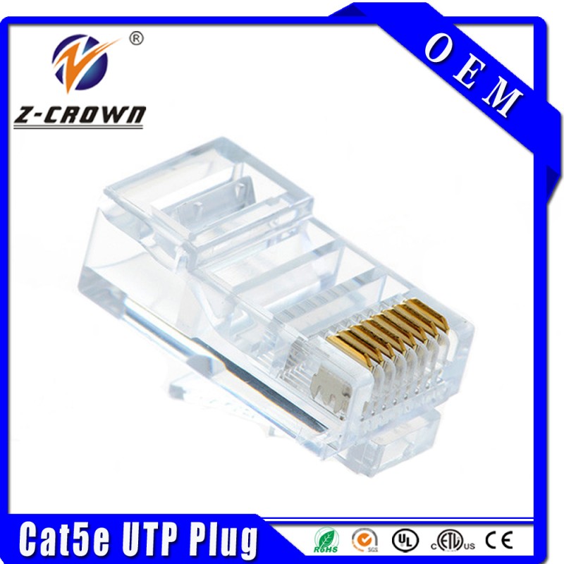 高品質cat5ecat6cat7rj45コネクタのソリッドネットワークケーブル撚り数8p8c金めっき付きutpコネクタrj45rj45プラグ-コネクタ問屋・仕入れ・卸・卸売り