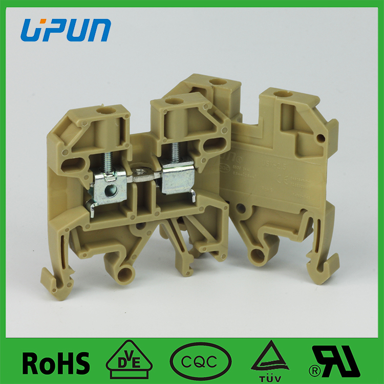 Upun上海アリババ中国相当するweidmueller sak 2.5EN電気スクリューターミナルブロックce ul rohs USK-2.5-ターミナルブロック問屋・仕入れ・卸・卸売り
