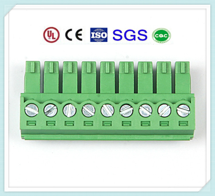 PcbターミナルブロックXS2ESDV 3.81ミリメートル3.5ミリメートル10a 300ボルトでul、 Ce、 Iso、 Sgs、cqcが承認-コネクタ問屋・仕入れ・卸・卸売り