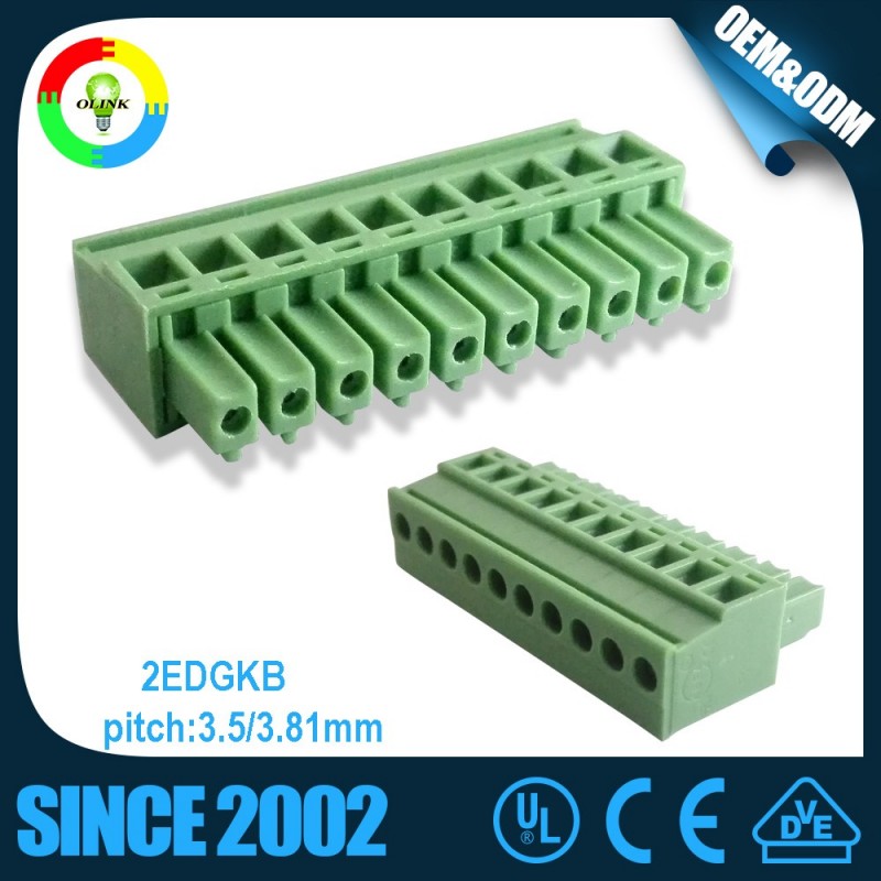 Olinkプラグで接続端子ブロック28-16AWG 2-24 p pa66 ul94v-0-ターミナルブロック問屋・仕入れ・卸・卸売り