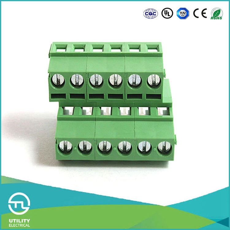 Utlトップ販売製品でアリババ5ミリメートルヨーロッパpcb scr (5.08) ewターミナルブロックコネクタ30-14AWG-ターミナルブロック問屋・仕入れ・卸・卸売り