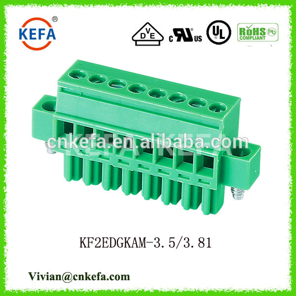 KF2EDGKAM-3.5 3.81プラグメス端子ブロックでナット-端末問屋・仕入れ・卸・卸売り