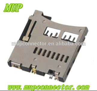 Mup-m615マイクロsdカードコネクタsmtタイプノーマルオープン-コネクタ問屋・仕入れ・卸・卸売り