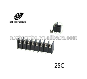 バリアターミナルブロックピッチ黒: zb25-7.62mm-ターミナルブロック問屋・仕入れ・卸・卸売り
