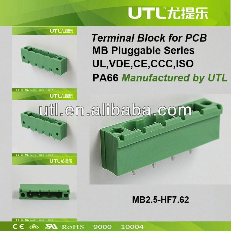 新しいutlmb2.5- hf7.62pcbタブ端子ピン-ターミナルブロック問屋・仕入れ・卸・卸売り