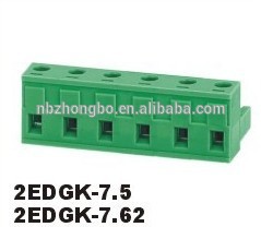 オスプラグイン可能なターミナルブロック2edgk-7.0/7.62mm-ターミナルブロック問屋・仕入れ・卸・卸売り