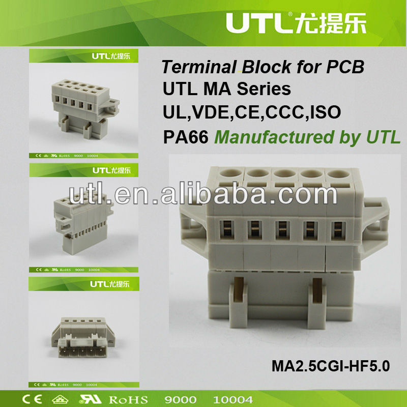 -5.0ミリメートル224極250vmcsコネクタpcb-ターミナルブロック問屋・仕入れ・卸・卸売り