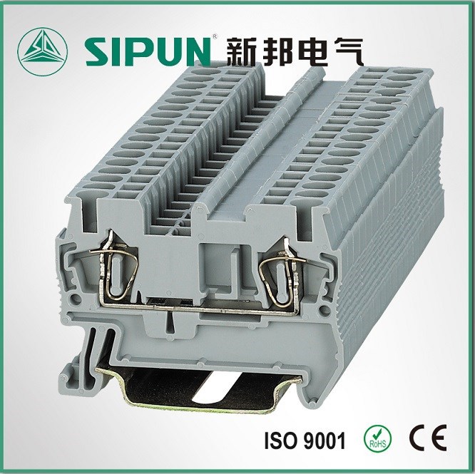 St3 2.5 dinレール端子ブロックスプリングクランプ-ターミナルブロック問屋・仕入れ・卸・卸売り