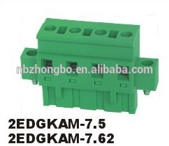 ワイヤコネクタ電気端子台2edgkam_7.5/7.62mm-ターミナルブロック問屋・仕入れ・卸・卸売り